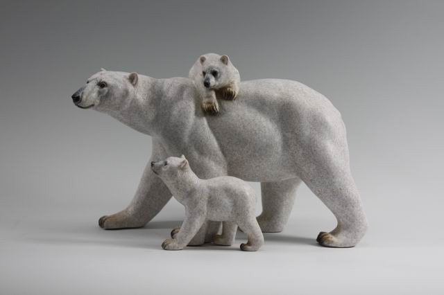 Polyresin Polar Bears for Home Decor